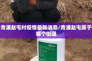 青浦赵屯村疫情最新消息/青浦赵屯属于哪个街道