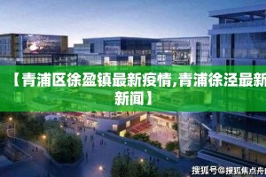 【青浦区徐盈镇最新疫情,青浦徐泾最新新闻】
