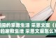 疫情期间的家教生活 采恩文案（疫情期间的家教生活 采恩文案怎么写）