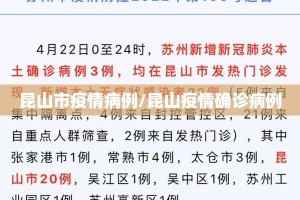 昆山市疫情病例/昆山疫情确诊病例
