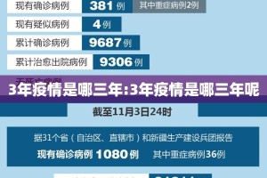 3年疫情是哪三年:3年疫情是哪三年呢