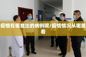 疫情在哪查出的病例呢/疫情情况从哪里看