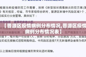 【晋源区疫情病例分布情况,晋源区疫情病例分布情况表】
