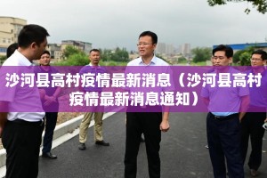 沙河县高村疫情最新消息（沙河县高村疫情最新消息通知）