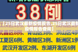 【25日武汉最新疫情报告,25日武汉最新疫情报告查询】
