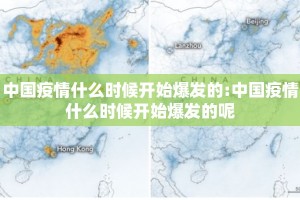 中国疫情什么时候开始爆发的:中国疫情什么时候开始爆发的呢