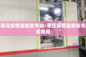 莘庄疫情最新发布会/莘庄疫情最新发布会视频