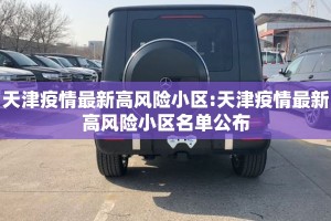 天津疫情最新高风险小区:天津疫情最新高风险小区名单公布