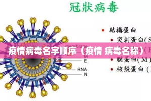 疫情病毒名字顺序（疫情 病毒名称）