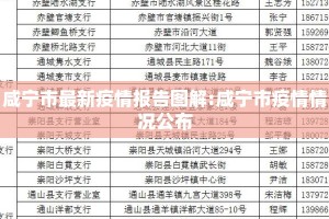 咸宁市最新疫情报告图解:咸宁市疫情情况公布