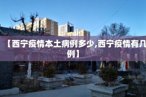 【西宁疫情本土病例多少,西宁疫情有几例】