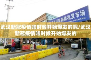 武汉新冠疫情啥时候开始爆发的呢/武汉新冠疫情啥时候开始爆发的