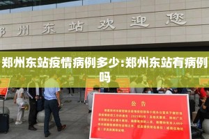 郑州东站疫情病例多少:郑州东站有病例吗