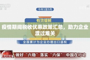 疫情期间税收优惠政策汇总，助力企业渡过难关