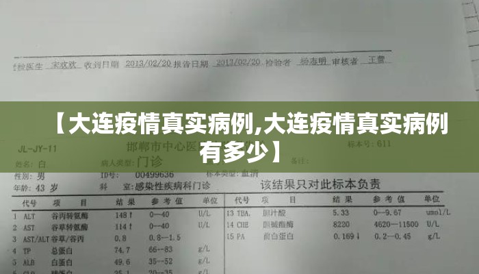 【大连疫情真实病例,大连疫情真实病例有多少】