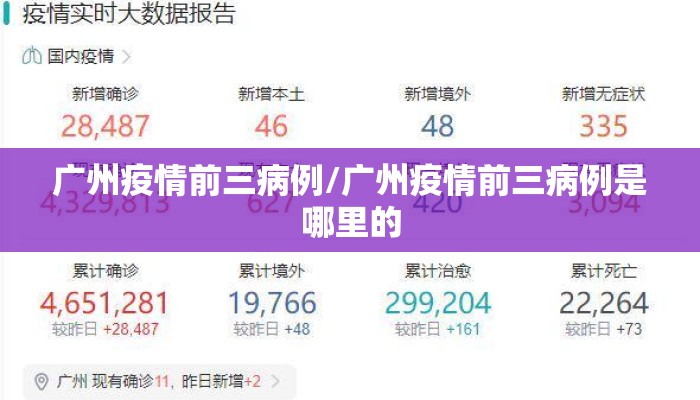 广州疫情前三病例/广州疫情前三病例是哪里的
