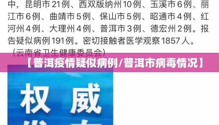 【普洱疫情疑似病例/普洱市病毒情况】