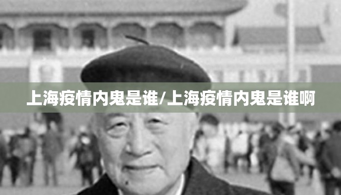 上海疫情内鬼是谁/上海疫情内鬼是谁啊
