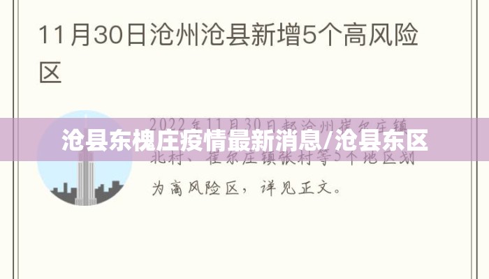 沧县东槐庄疫情最新消息/沧县东区
