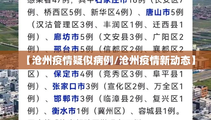 【沧州疫情疑似病例/沧州疫情新动态】