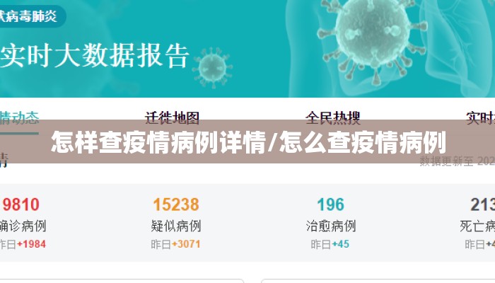 怎样查疫情病例详情/怎么查疫情病例