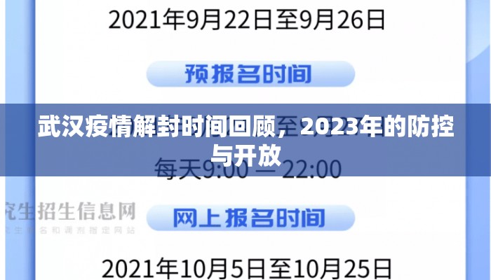 武汉疫情解封时间回顾，2023年的防控与开放