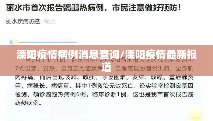 溧阳疫情病例消息查询/溧阳疫情最新报道