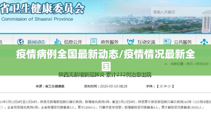 疫情病例全国最新动态/疫情情况最新全国