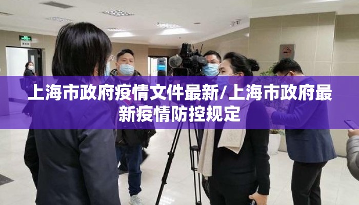 上海市政府疫情文件最新/上海市政府最新疫情防控规定