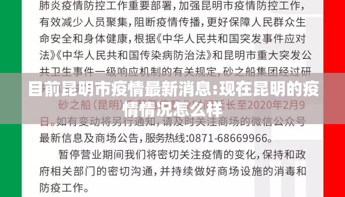 目前昆明市疫情最新消息:现在昆明的疫情情况怎么样