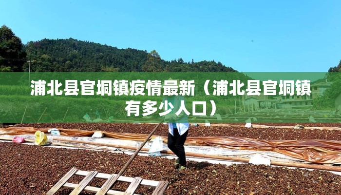 浦北县官垌镇疫情最新（浦北县官垌镇有多少人口）