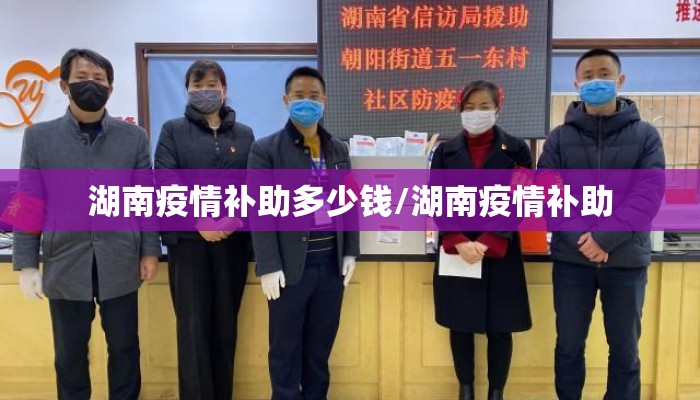 湖南疫情补助多少钱/湖南疫情补助