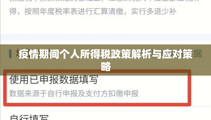 疫情期间个人所得税政策解析与应对策略