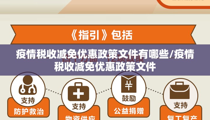 疫情税收减免优惠政策文件有哪些/疫情税收减免优惠政策文件