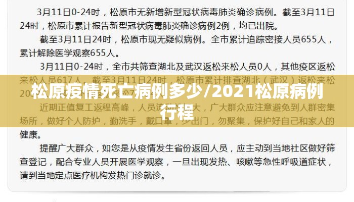 松原疫情死亡病例多少/2021松原病例行程