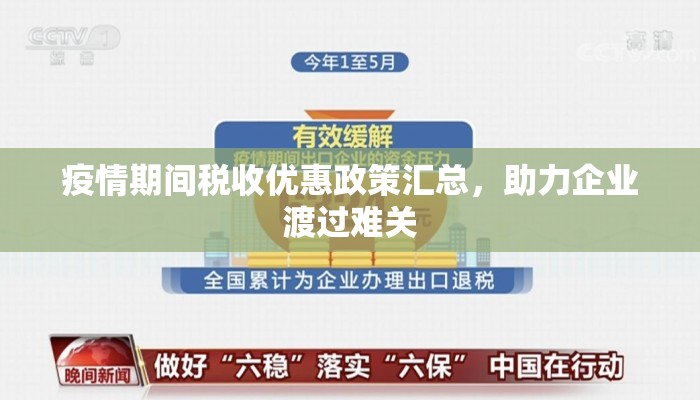 疫情期间税收优惠政策汇总，助力企业渡过难关