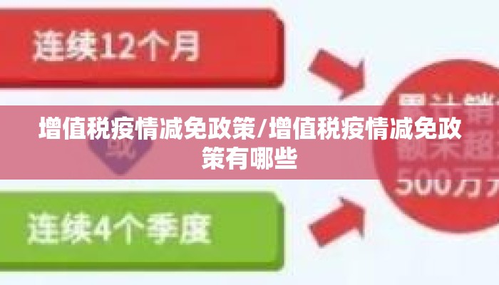 增值税疫情减免政策/增值税疫情减免政策有哪些