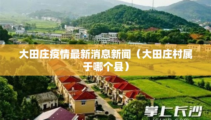 大田庄疫情最新消息新闻（大田庄村属于哪个县）