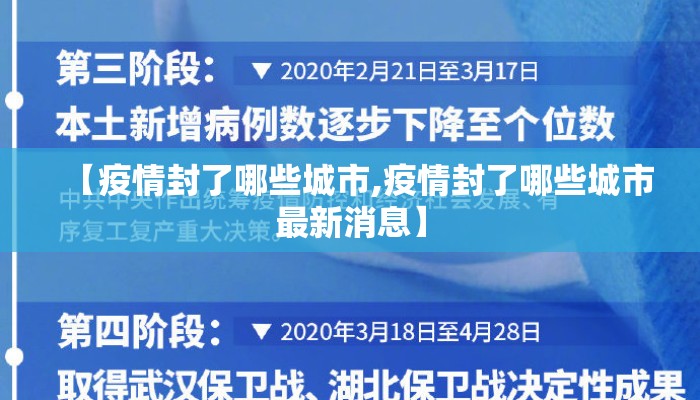 【疫情封了哪些城市,疫情封了哪些城市最新消息】