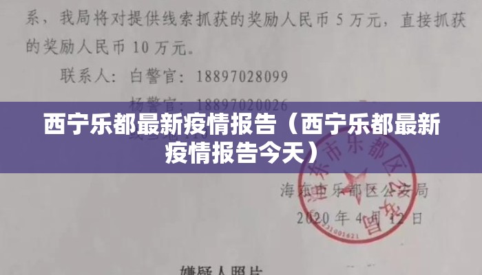 西宁乐都最新疫情报告（西宁乐都最新疫情报告今天）