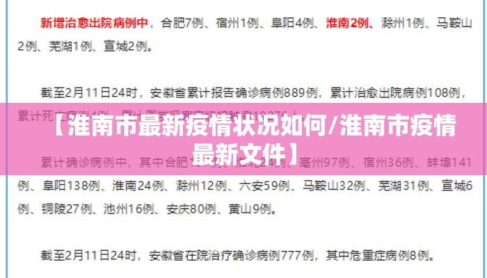 【淮南市最新疫情状况如何/淮南市疫情最新文件】