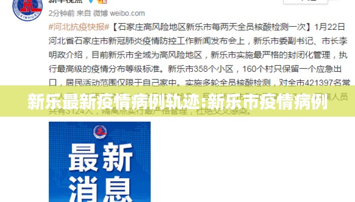 新乐最新疫情病例轨迹:新乐市疫情病例