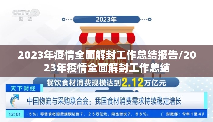 2023年疫情全面解封工作总结报告/2023年疫情全面解封工作总结