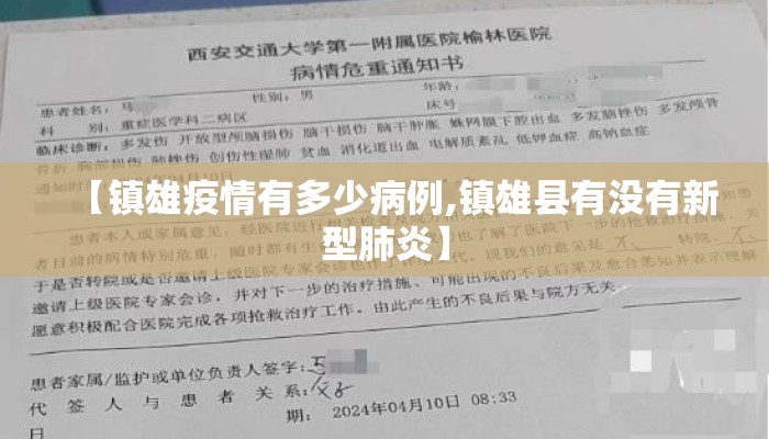 【镇雄疫情有多少病例,镇雄县有没有新型肺炎】