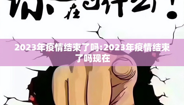 2023年疫情结束了吗:2023年疫情结束了吗现在