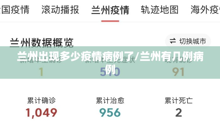兰州出现多少疫情病例了/兰州有几例病例