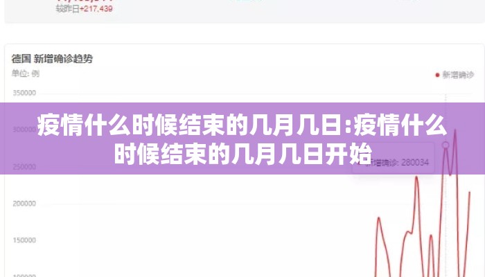 疫情什么时候结束的几月几日:疫情什么时候结束的几月几日开始