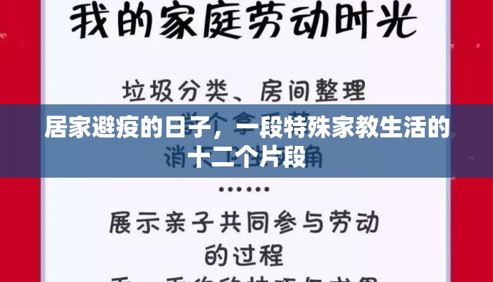 居家避疫的日子，一段特殊家教生活的十二个片段