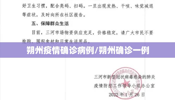 朔州疫情确诊病例/朔州确诊一例