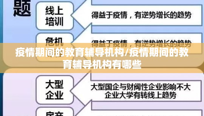 疫情期间的教育辅导机构/疫情期间的教育辅导机构有哪些